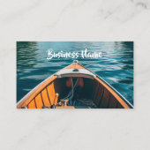 ボート舟遊びボートのレッスン販売レンタルカスタム 名刺 (裏面)