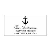 ボート航海のいかり名アドレス セルフインキングスタンプ (デザイン)