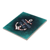 ボート航海のいかり タイル (側面)