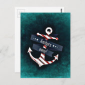 ボート航海のいかり ポストカード (正面/裏面)