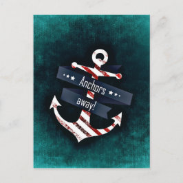 ボート航海のいかり ポストカード