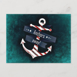 ボート航海のいかり ポストカード