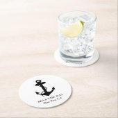 ボート航海のいかり ラウンドペーパーコースター (インサイチュ)