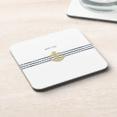 ボート航海のいかり、ロープ コースター (左側)