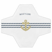 ボート航海のいかり、ロープ サッカーボール (フラット)