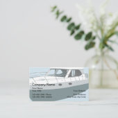 ボート航海のテーマ名刺 名刺 (スタンド正面)