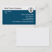 ボート航海のテーマ 名刺 (正面/裏面)