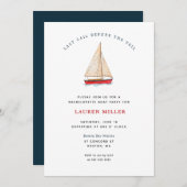 ボート航海のバチェロレッテ 案内状 (正面/裏面)