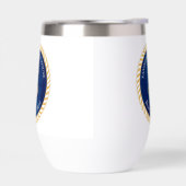 ボート航海の名いかりロープネイビーブルーイエロー (左面)