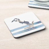 ボート航海の名，いかりドルフィンストライプズ コースター (左側)