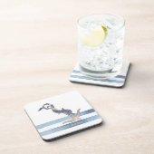 ボート航海の名，いかりドルフィンストライプズ コースター (右側)