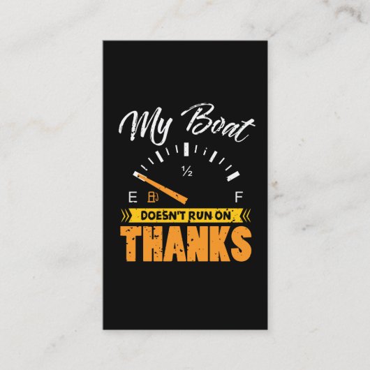 ボート船長，ボーティングレイクシーポンツーン 名刺 (正面)