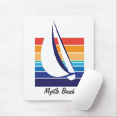 ボート色のSquare_Myrtleのmousepad マウスパッド (マウス)