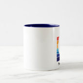 ボート色のSquare_Veniceのビーチ ツートーンマグカップ (中央)