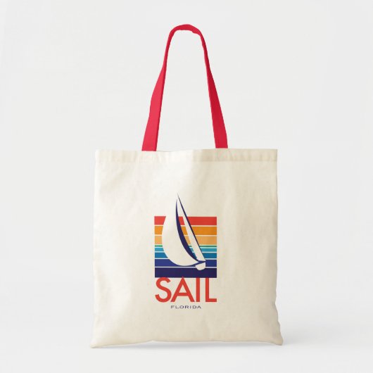 ボート色Square_SAILフロリダ トートバッグ (正面)