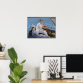 ボート語 – エドアードマネ ポスター (ホームオフィス)