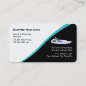 ボート販売お洒落デザイン 名刺 (正面)