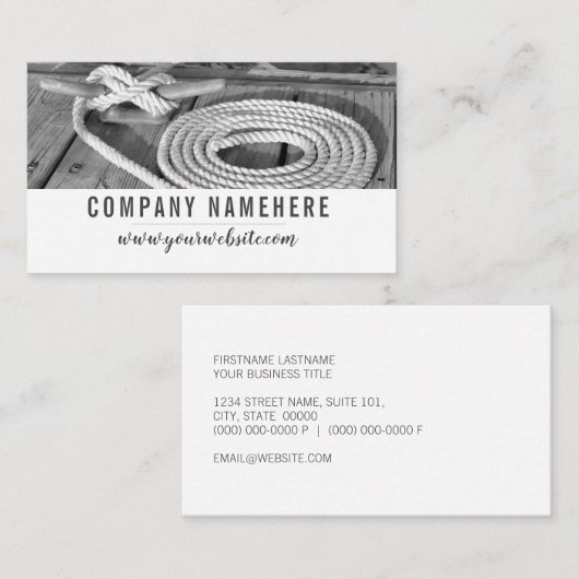 ボート関連 名刺 (正面/裏面)