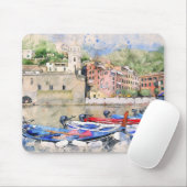 ボート風景 マウスパッド (マウス)