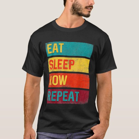 ボート食べスクリーのスリープ Tシャツ (正面)