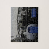 ボート魚釣りマリーナインモントークニューヨークパズル ジグソーパズル (縦)