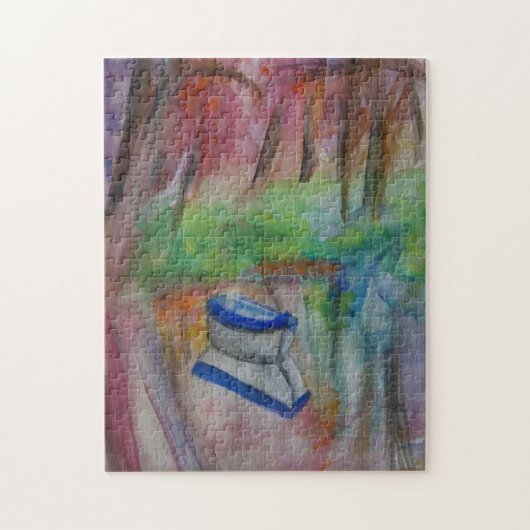 ボート11" x 14"ギフト用の箱が付いている写真のパズル ジグソーパズル (縦)