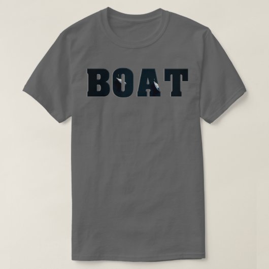 ボート1 Tシャツ (デザイン正面)