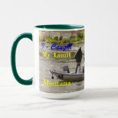 ボート9無しのラップアラウンドの魚釣りのマグ# 15モンタナ マグカップ (左)