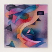 「ボート・オン・ウォーター」コンテンポラリー抽象芸術・アート ジグソーパズル (横)