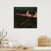 ボート・オン・ザ・エプテ – Claude Monet - c1890 ポスター (キッチン)