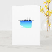 ボート カード (黄色い花)