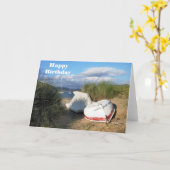 ボート カード (黄色い花)