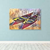 ボート キャンバスプリント (インサイチュ (ウッドフロア))