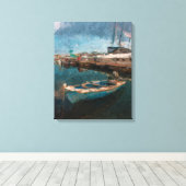 ボート キャンバスプリント (インサイチュ (ウッドフロア))