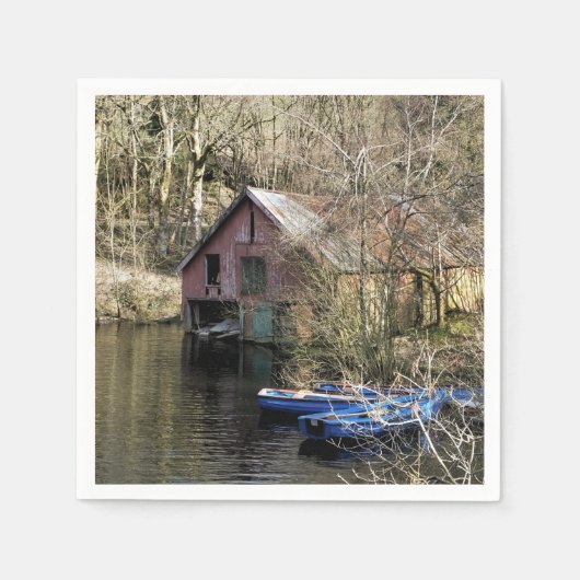 ボート スタンダードカクテルナプキン (正面)