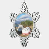 ボート スノーフレークピューターオーナメント (右)