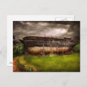 ボート – ノアの箱舟の建築 ポストカード (正面/裏面)