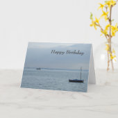 ボート&ハーバー誕生日カード カード (黄色い花)