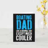 ボート ボート お父さん 父の日 カード (黄色い花)