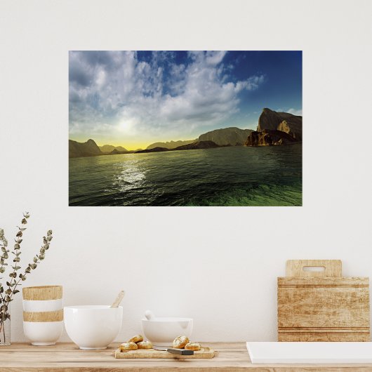 ボート ポスター (キッチン)