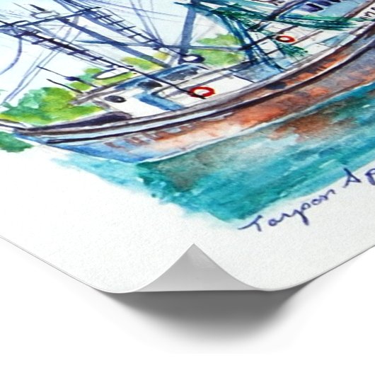 ボート ポスター (角)