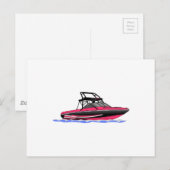 ボート ポストカード (正面/裏面)