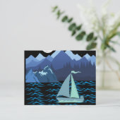 ボート ポストカード (スタンド正面)