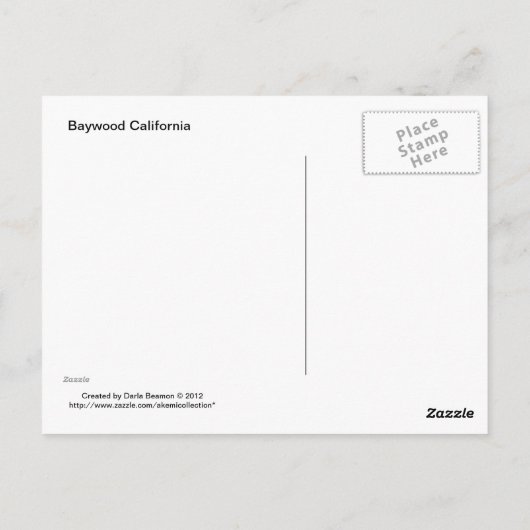 ボート ポストカード (裏面)