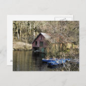 ボート ポストカード (正面/裏面)