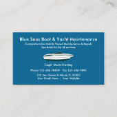 ボート&ヨットサービス 名刺 (正面)