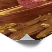 ボート/ヴィンテージアートのALONE/Lady ポスター (角)