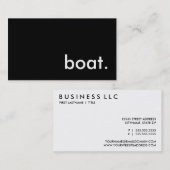 ボート。 名刺 (正面/裏面)