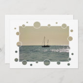 ボート 招待状 (正面/裏面)