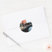 ボート、水で ラウンドシール (封筒)